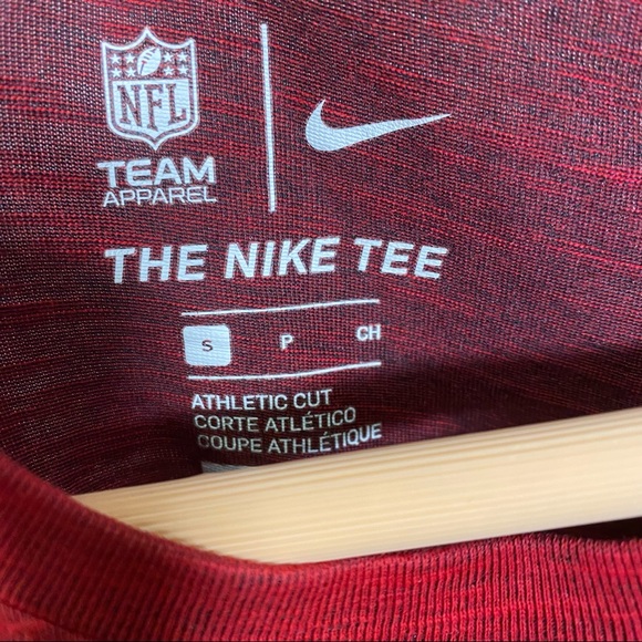 The Nike Tee NFL NY team apparel men’s red short sleeve dri fit tee size S - Picture 4 of 5